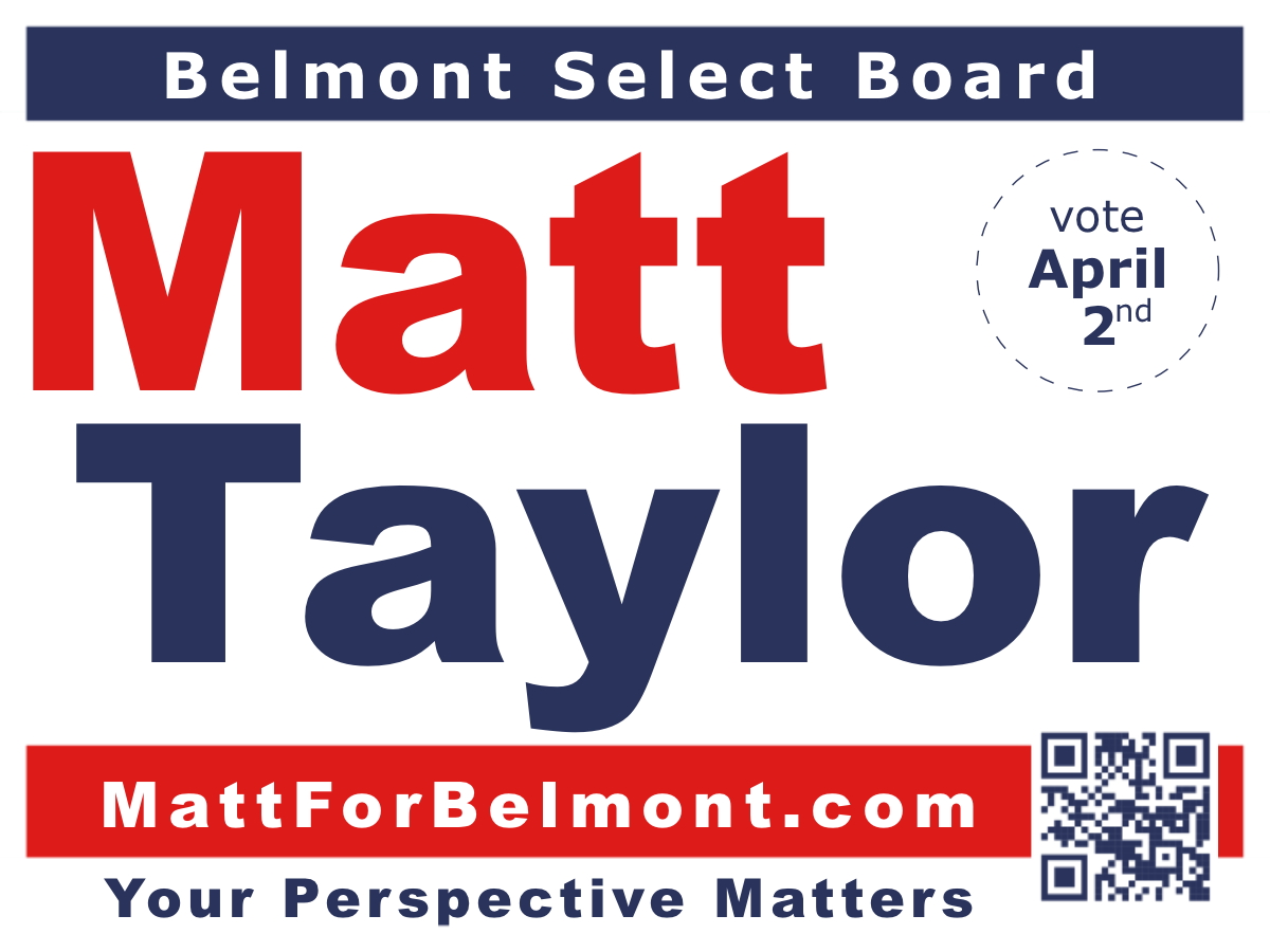 Matt Taylor: Yard Sign - Your Perspective Matters